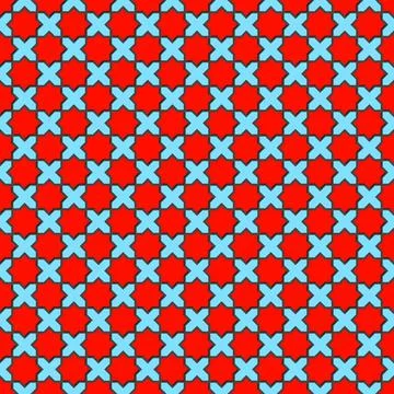Arabic arabesque seamless pattern with colorful elements. Geometric background Stock Illustration