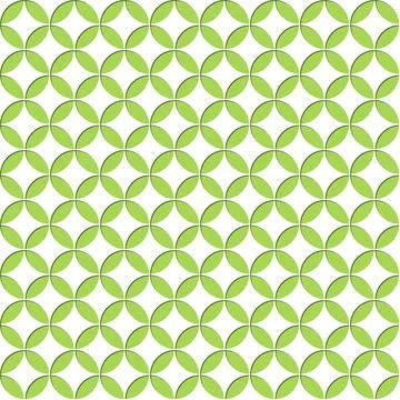 Arabic arabesque seamless pattern with colorful circles on white background Stock Illustration