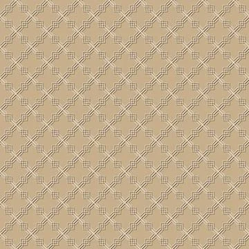 Arabic arabesque seamless pattern with colorful elements. Geometric background 库存插图