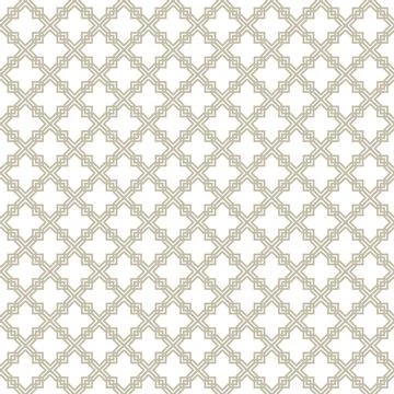 Arabic arabesque seamless pattern with colorful elements. Geometric background Stock Illustration