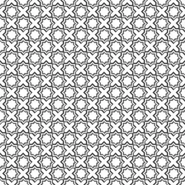 Arabic arabesque seamless pattern with colorful elements. Geometric background Stock Illustration
