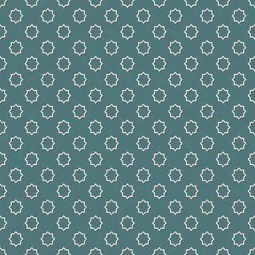 Arabic arabesque seamless pattern with colorful elements. Geometric background Stock Illustration