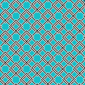 Arabic arabesque seamless pattern with colorful elements. Geometric background Stock Illustration