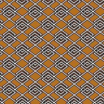 Arabic arabesque seamless pattern with colorful elements. Geometric background Stock Illustration