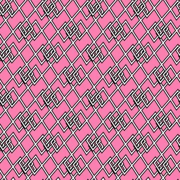 Arabic arabesque seamless pattern with colorful elements. Geometric background Stock Illustration