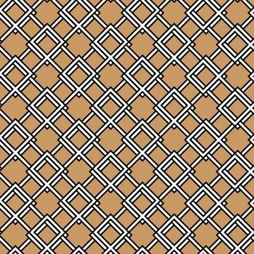 Arabic arabesque seamless pattern with colorful elements. Geometric background Stock Illustration