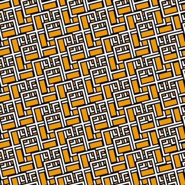 Arabic arabesque seamless pattern with colorful elements. Geometric background Stock Illustration