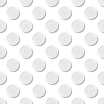 Arabic arabesque seamless pattern. Gray and white background. Design greeting Stock Illustration
