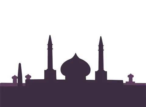 Arabic architecture イラスト素材