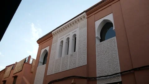 Arabic architecture in Marrakech Video stock 132340545