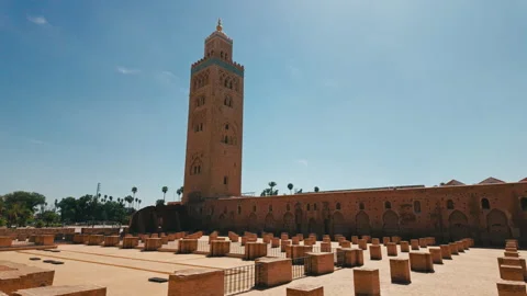 Arabic Architecture In Marrakech On A Sunny Day Stock Footage 314859642