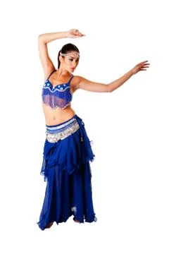 Arabic belly dancer Stock Photos