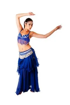 Arabic belly dancer Stock Photos