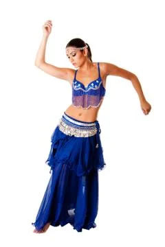 Arabic belly dancer Stock Photos
