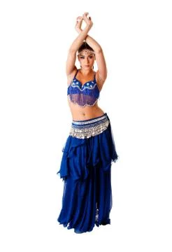 Arabic belly dancer Stock Photos