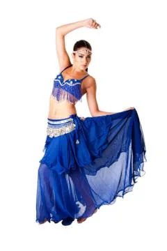 Arabic belly dancer Stock Photos