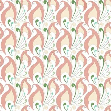 Arabic birdy shaped seamless surface pattern Stock Illustration