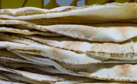 Arabic bread Stock Photos