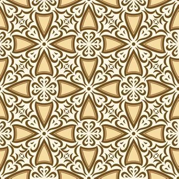 Arabic ceramic tile pattern. Traditional eastern decorative talavera. Stock Illustration