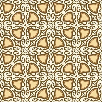 Arabic ceramic tile pattern. Traditional eastern decorative talavera. Stock Illustration