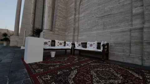 Arabic coffee area Video stock 293155467