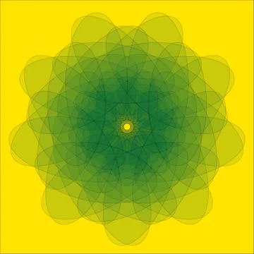 Arabic color mandala 스톡 일러스트
