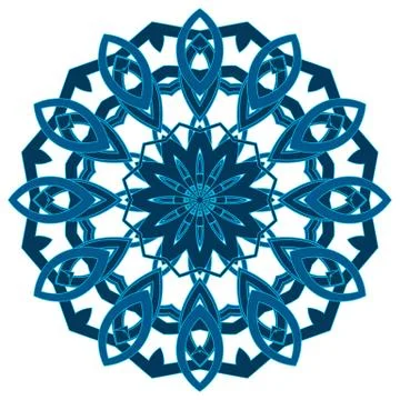 Arabic Colorful Mandala. Ethnic tribal ornaments Stock Illustration