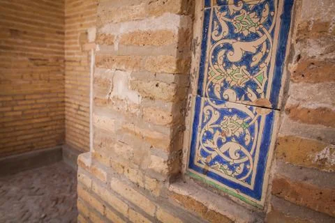 Arabic decorations on a wall Stock Photos