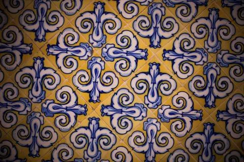 Arabic decorations on a wall Stock Photos