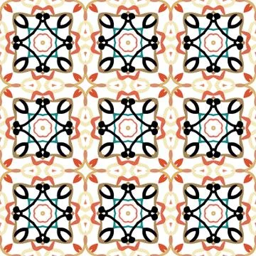 Arabic decorative ornament Stock Illustration