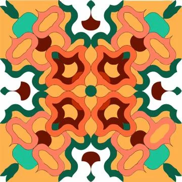 Arabic design Laser cut cnc panel design for metal, wooden room divider. Stock Illustration