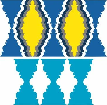 Arabic design pattern Laser cut cnc panel design for metal, wooden room divider. Stock Illustration