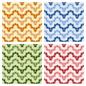 Arabic design seamless patterns Stock Illustration