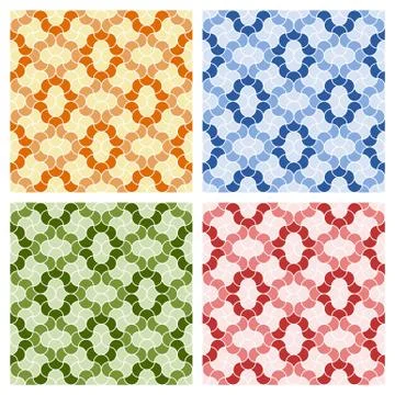 Arabic design seamless patterns Stock Illustration
