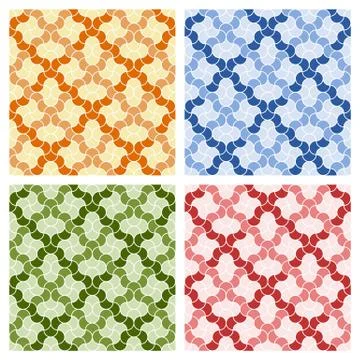 Arabic design seamless patterns Stock Illustration