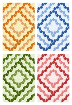 Arabic design seamless patterns Stock Illustration