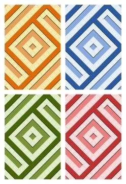 Arabic design seamless patterns Stock Illustration