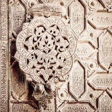 Arabic door knocker Stock Photos