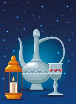 Arabic elements icons Stock Illustration