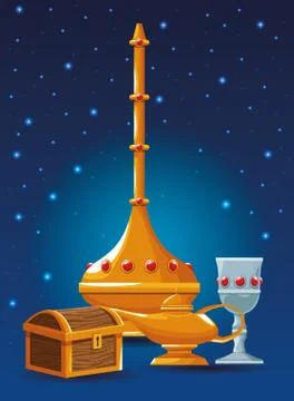 Arabic elements icons Stock Illustration