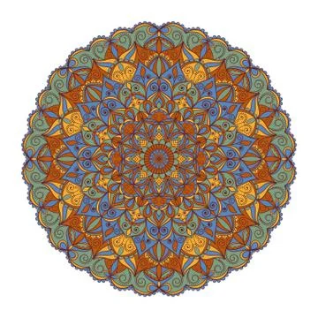 Arabic  ethnic  Pattern Stock Illustration