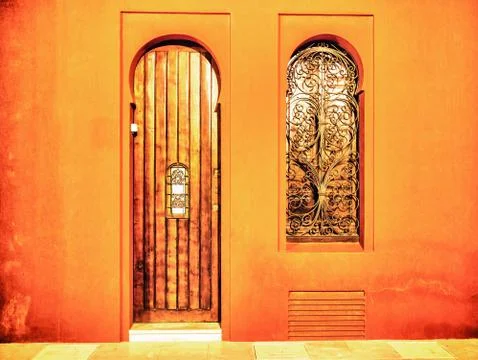 Arabic facade Foto stock