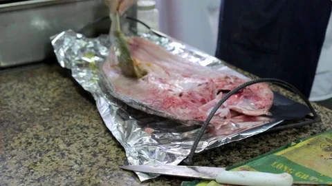 Arabic fish Marinade Stock Footage 78285334