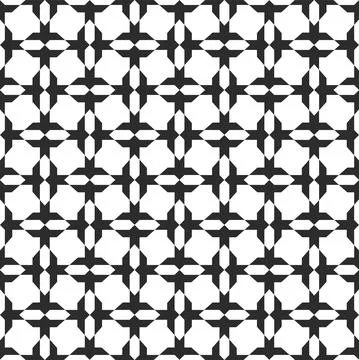 Arabic geometric ornament. Seamless pattern Stock Illustration