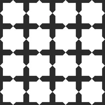 Arabic geometric ornament. Seamless pattern 스톡 일러스트