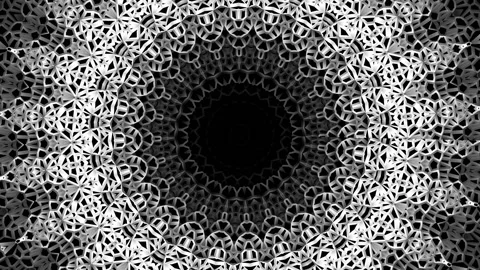 Arabic geometric pattern Stock Footage 92678614