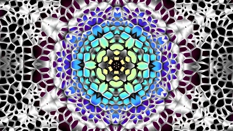 Arabic geometric pattern Stock Footage 94606410