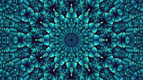 Arabic geometric pattern Stock Footage 136970952