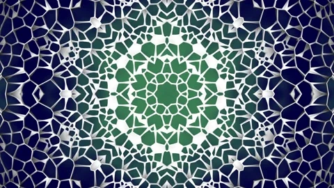 Arabic geometric pattern Stock Footage 163162991