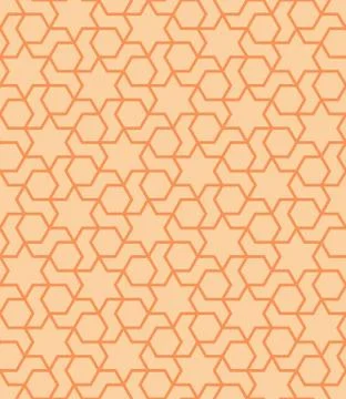 Arabic geometric seamless background Stock Illustration